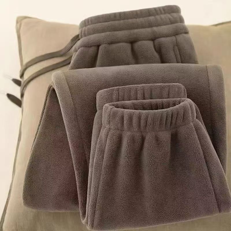 2026 Winter Double-Sided Fleece Warm Outdoor Jogger Pants for Men, Thickened Fleece Sports Casual Trousers