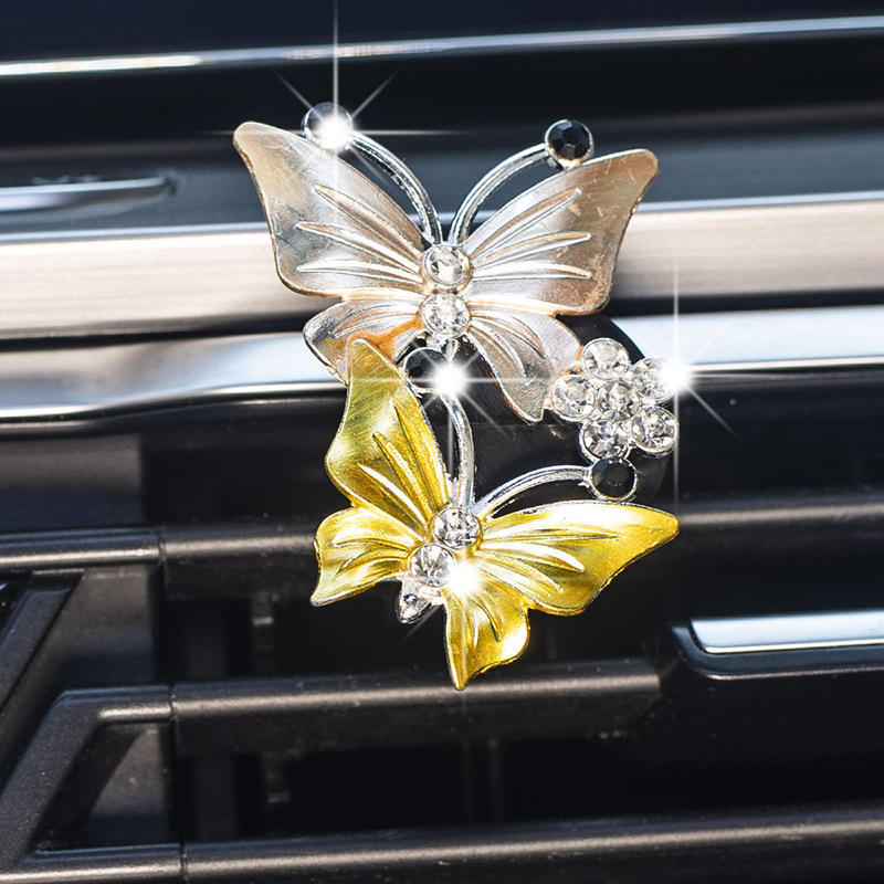 샴페인 옐로우 더블 나비