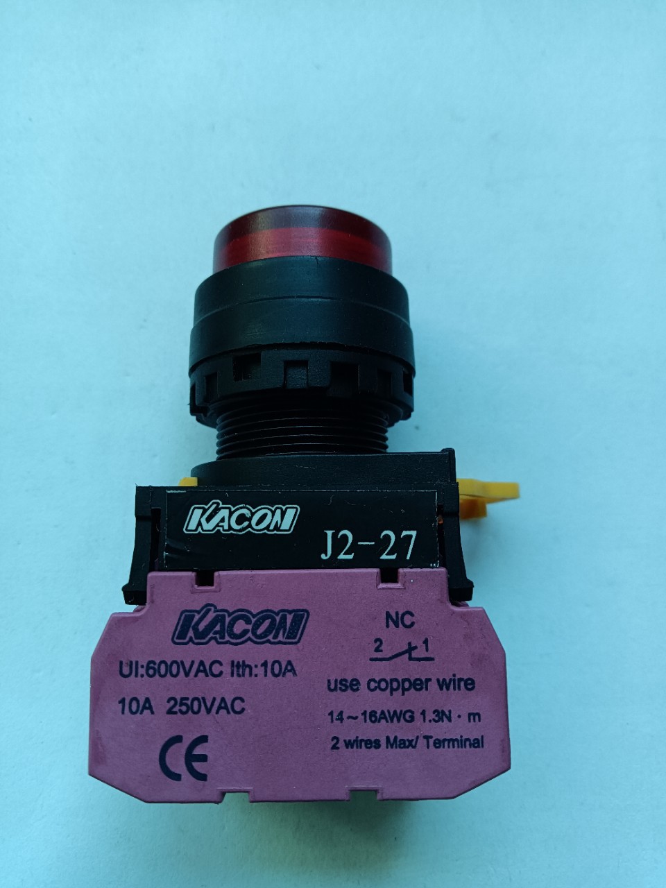 全新原装凯昆带灯按钮J2-27