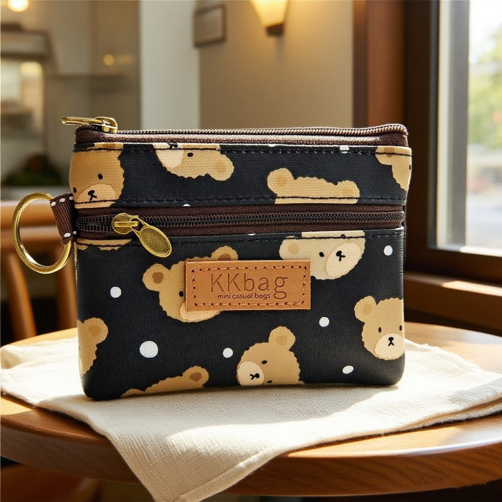 Coin Purse Bear-Black
