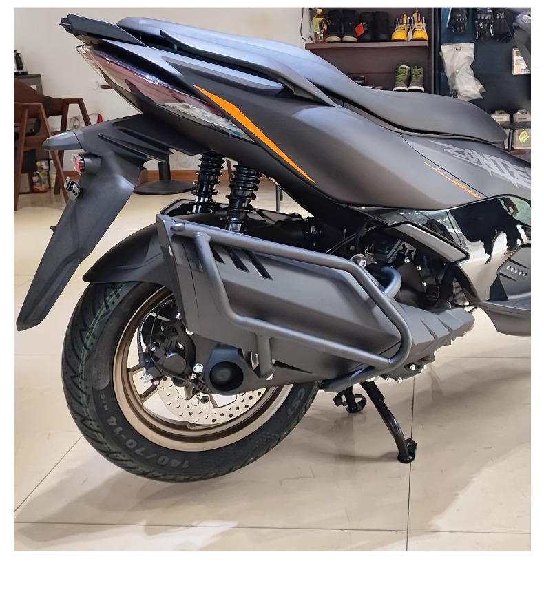 Applicable to Shengshi 368K 368G 368D modified parts exhaust bar silencer protection cover plate rack tail rack accessories