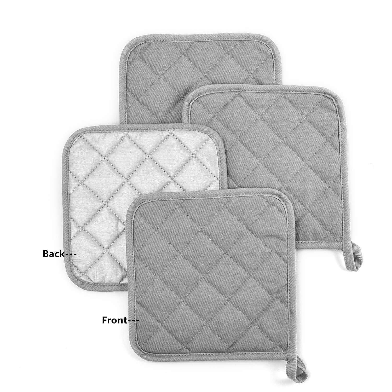 Guantes anti-escaldado de silicona fabricantes al por mayor guantes de aislamiento de espesor antideslizante para horno microondas guantes de aislamiento térmico para hornear resistentes a altas temperaturas