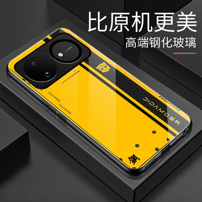 Transformers-Themed Huawei Nova16 Phone Case, Glass Case, New Mecha-Style Full-Cover Personalized Protective Cover