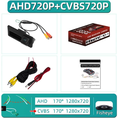 High-Definition Reversing Image, Vehicle camera - ahd-720p-ccd-dynamic-trajectory-cutting-single-cut-function