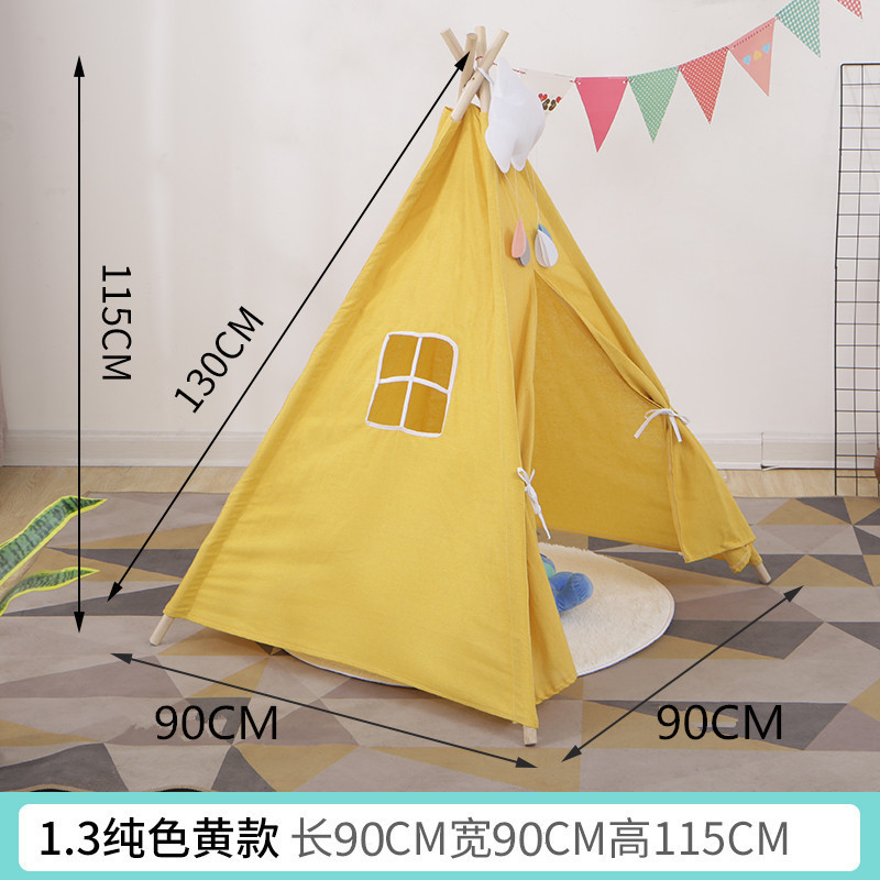 Accesorios de fotografía para niños Indio pequeña tienda de campaña casa de juegos interior Castillo princesa habitación tienda pintada a mano