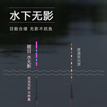 冷光尾夜光漂高灵敏钓鱼鱼漂电子漂水无影魔术尾渔具浮漂醒目