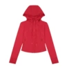 Short hoody, jacket