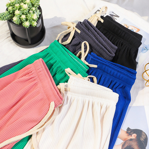 Women's High-Waist Wide-Leg Straight Leg Loose Drop-In Pants with Serpent Bone Pattern Casual Ground-Length Trousers