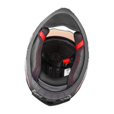 and Women, Large-View Motorcycle Full-Face Helmet, Motosiklet kaskı (dəbilqə)