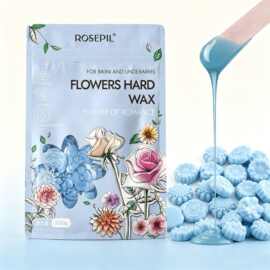 定制花蕾蜜蜡脱毛蜡豆固体朱蜡硬蜡豆热蜡免纸脱毛膏全身通用100g