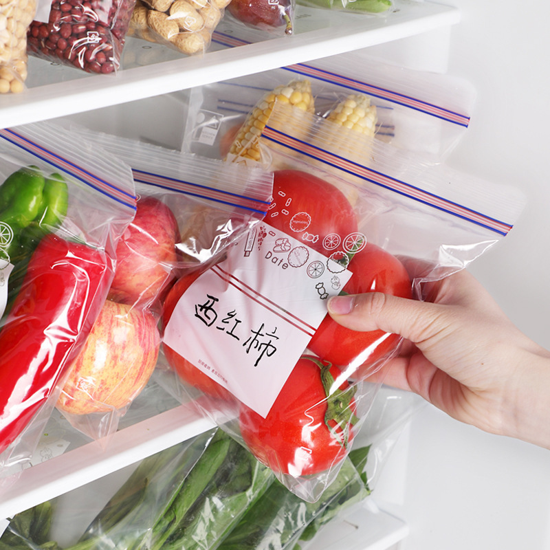 ダブルリブ鮮度保持袋野菜と果物の冷蔵保存袋食品分類密封冷蔵庫鮮度保持食品密封袋|undefined