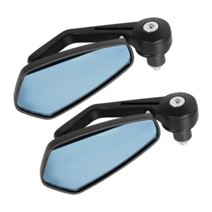 22mm sükan üçün almaz formalı motosiklet arxa görünüş güzgüsü