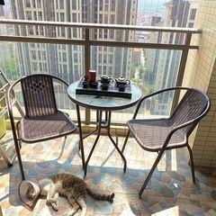 バルコニーレジャー中庭ホームテーブルと椅子屋外椅子ミルクティーショップ鉄プラスチック椅子屋外椅子スツール工場