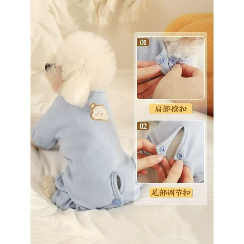 Одежда для собак для зимнего тепла, подходит для щенков, таких как шнауцеры, а также для осенне-зимних питомцев, таких как бишоны и тедди, четырехлапый наряд, утолщенный для сохранения тепла.