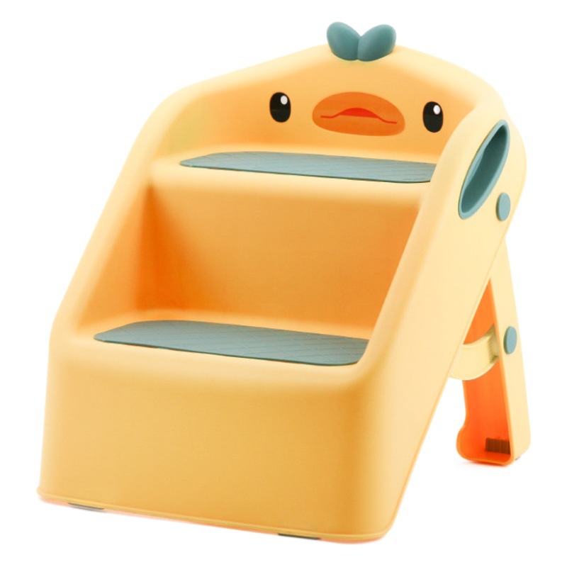 Bebé Lavado de Manos paso niños paso taburete baño antideslizante con reposabrazos inodoro mesa de lavado estera pedal taburete