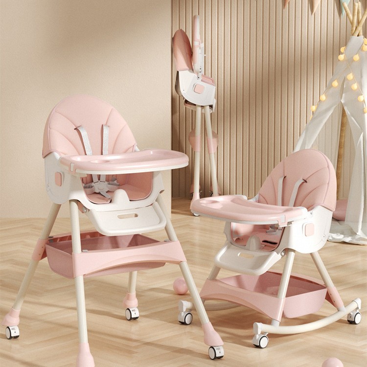 Silla de comedor para bebés multifuncional ajustable silla de comedor para bebés mesa de comedor silla portátil reclinable doméstica