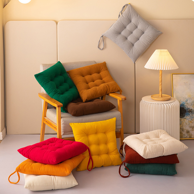 Corduroy Cushion Cross-Border Amazon Best-Selling Manufacturer Wholesale Four-Season Thickened Solid Color Corduroy Non-Slip Fart Chair Cushion Corduroy Cushion Cross-Border Amazon Best-Selling Manufacturer Wholesale Four-Season Thickened Solid Color Corduroy Non-Slip Fart Chair Cushion