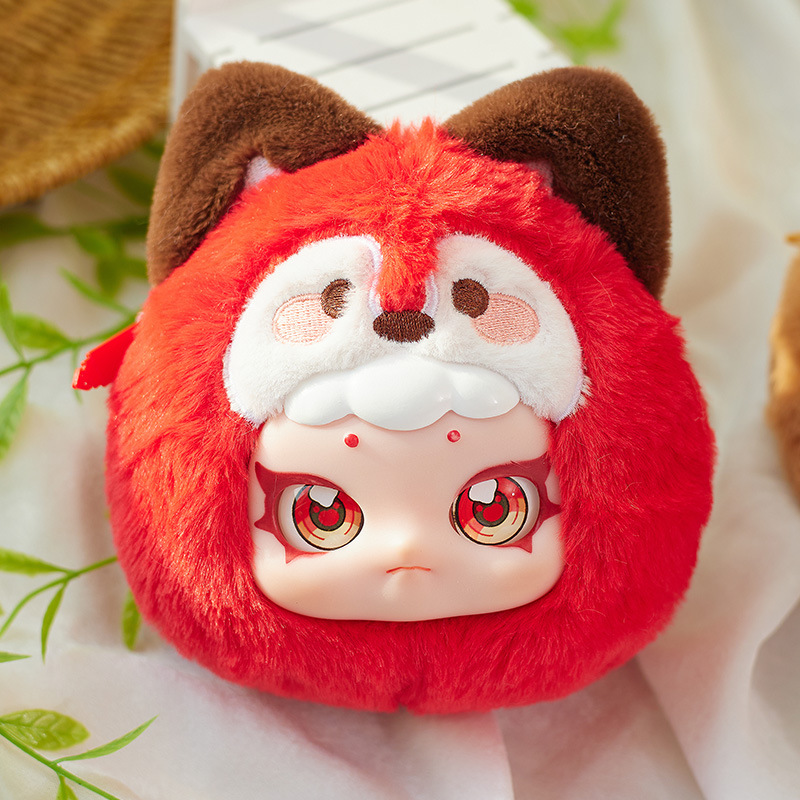 귀여운 애완동물 놀이공원 지퍼백 펜던트 플러시 블라인드 박스 귀여운 소녀 침실 침대 옆 탁자 장식품 학생 작은 선물