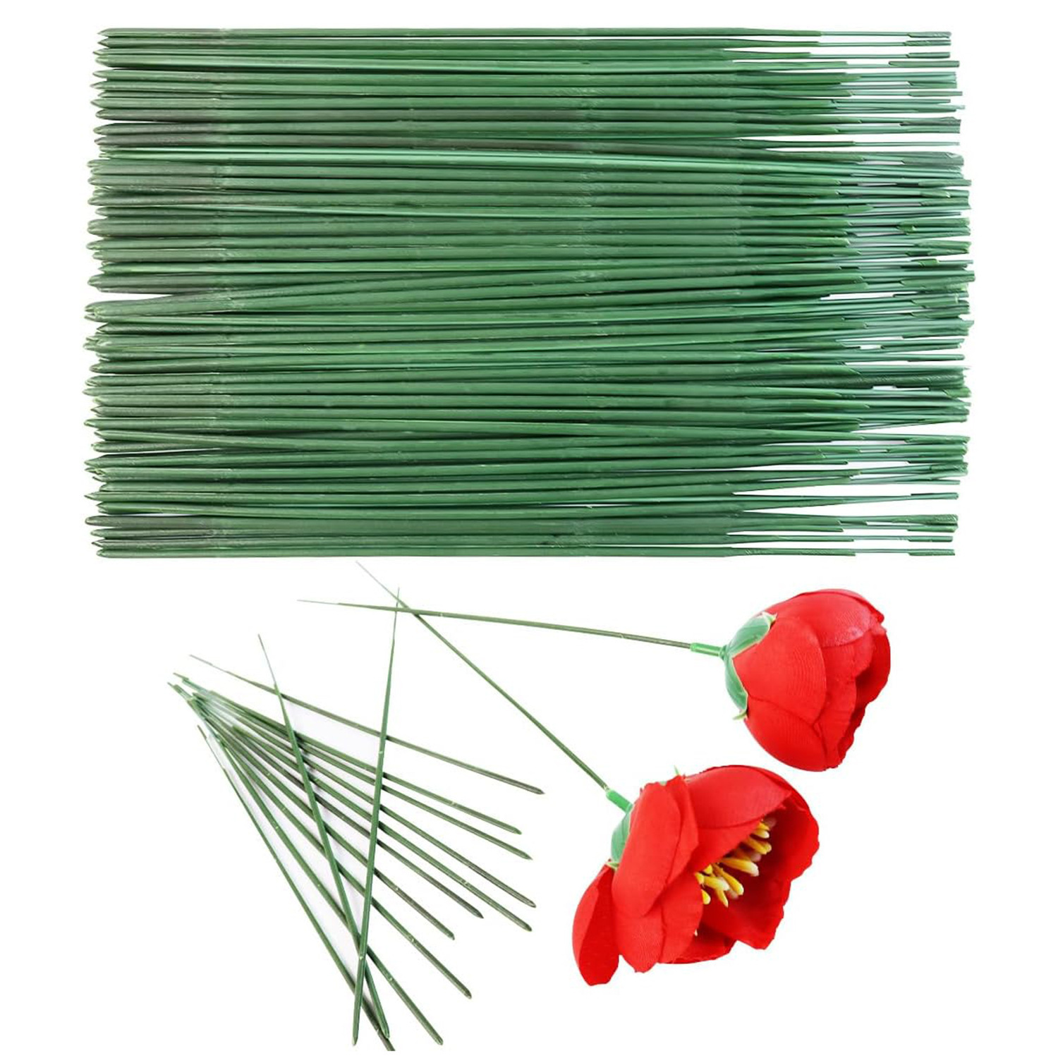Amazon 17/25cm green leather wire pole