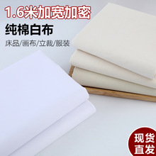 白布涤棉白坯布立裁白胚布画布涂鸦扎染白洋布棉布料孝布