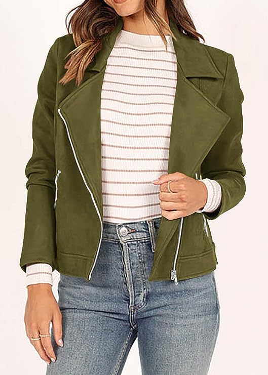 Women's Casual Solid Color Pocket Zipper Coat display picture 7