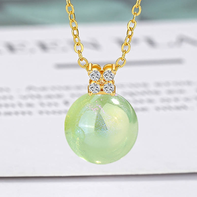 X16 model [Mermaid Colorful Green] gold pendant/without chain