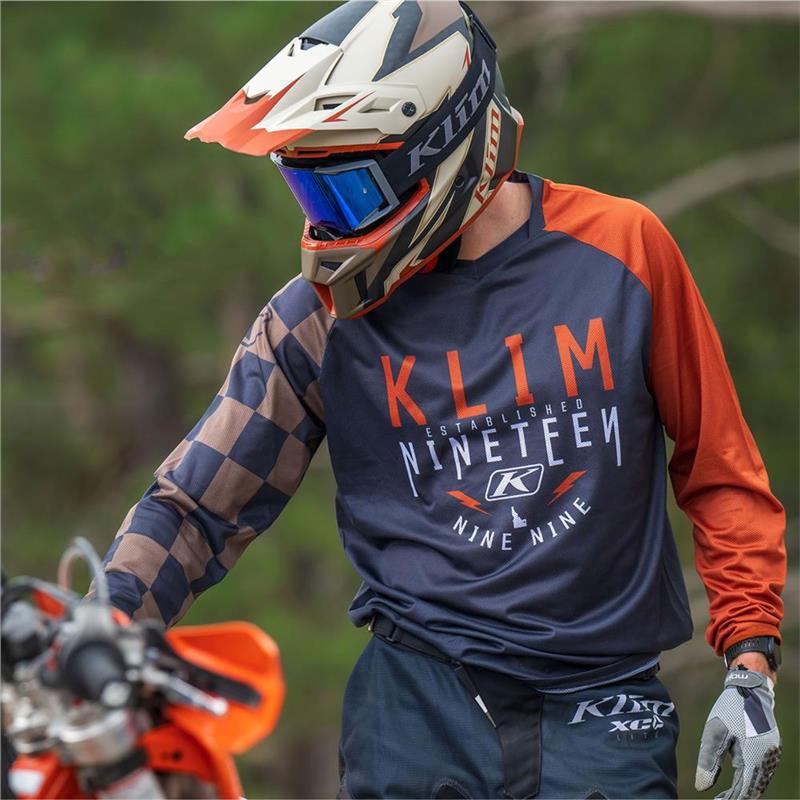 New KLIM Downhill Suit Off-road Motorcycle Riding Suit Quick-dry T-shirt Men's and Women's Mountain Bike Long-sleeved Summer Loose