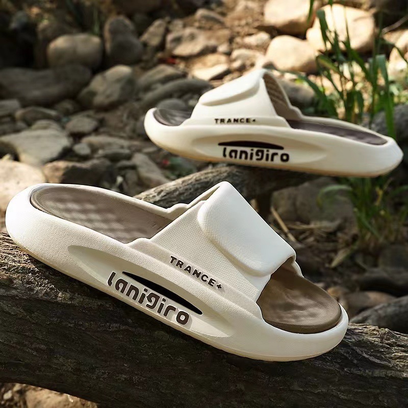 Summer Slippers for Men, Indoor Home Bathroom, Thick-Soled Non-Slip Household Couple Slippers, Women's Household Wholesale