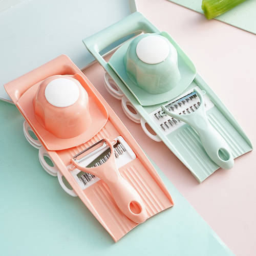 Multifunctional peeler set, grater board, hand guard, fancy grater inserts, vegetable slicing cutter, shredder