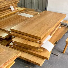 白蜡木大板餐桌实木茶桌茶台原木侘寂风办公桌设计师餐桌书北美