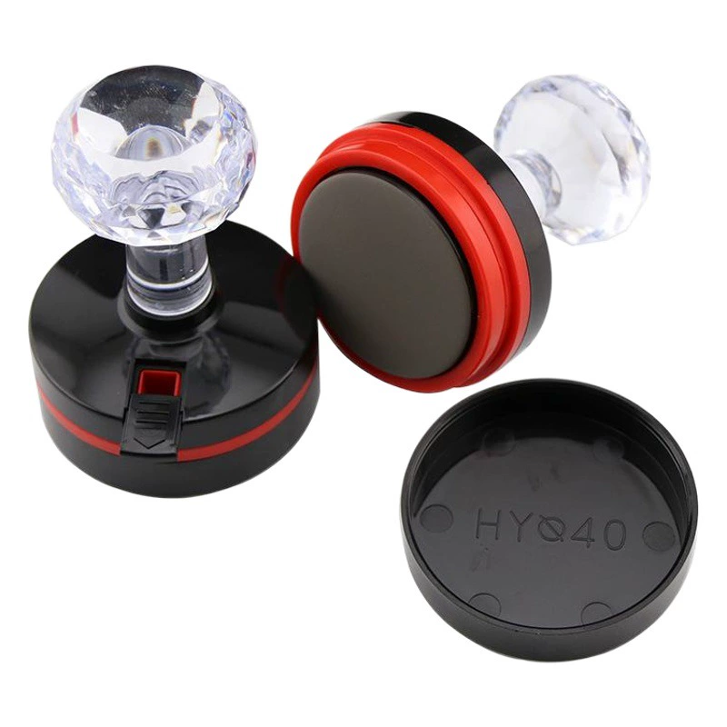 Красный Ю Хрустальная ручка Материал светочувствительной печати Оптовая продажа Овальная оболочка печати Высококачественная светочувствительная прокладка для печати