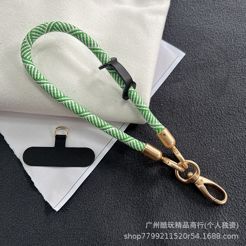 37#녹색과 흰색 Y 패턴