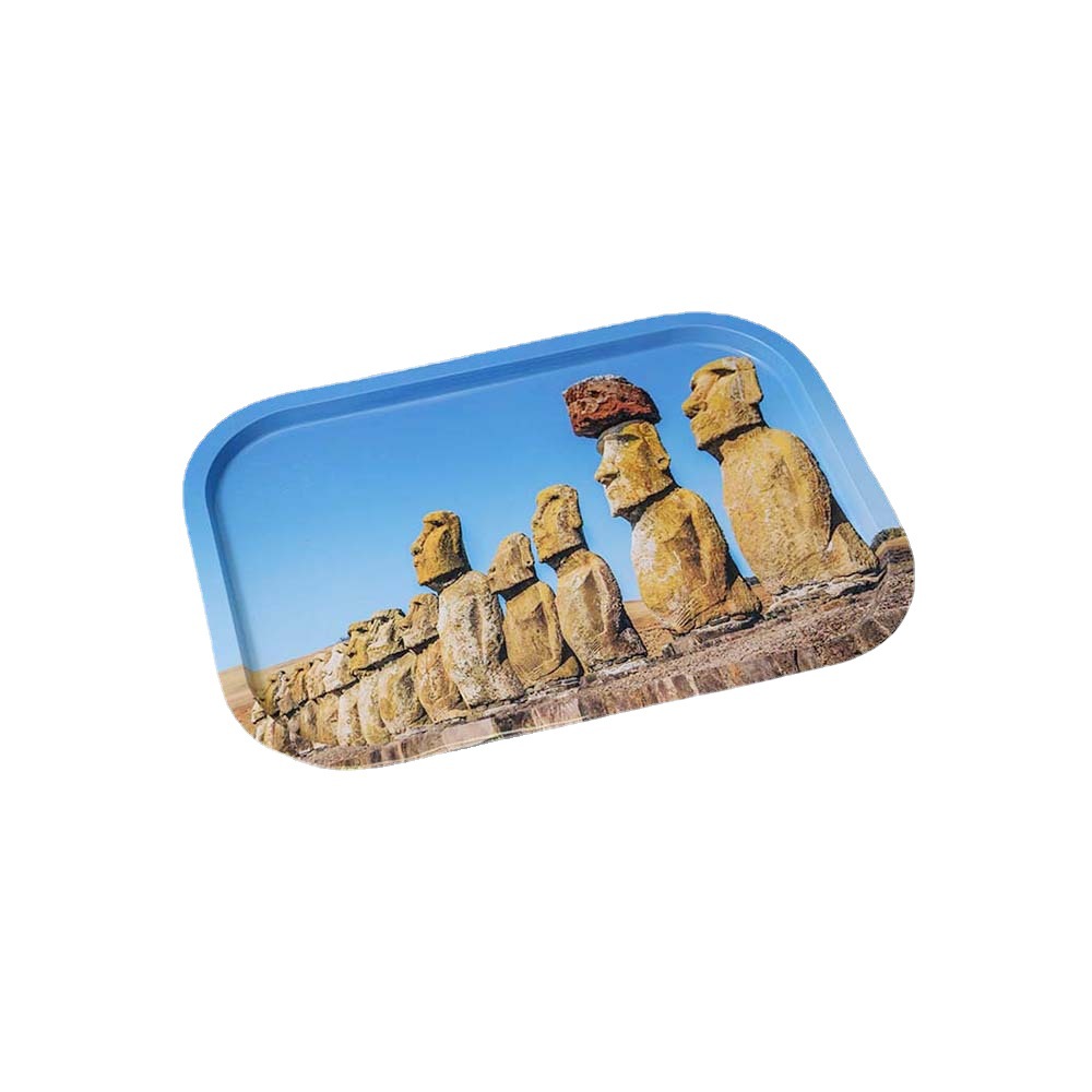 厂家定制马口铁方形托盘 食品级托盘 马口铁CMYK印刷托盘