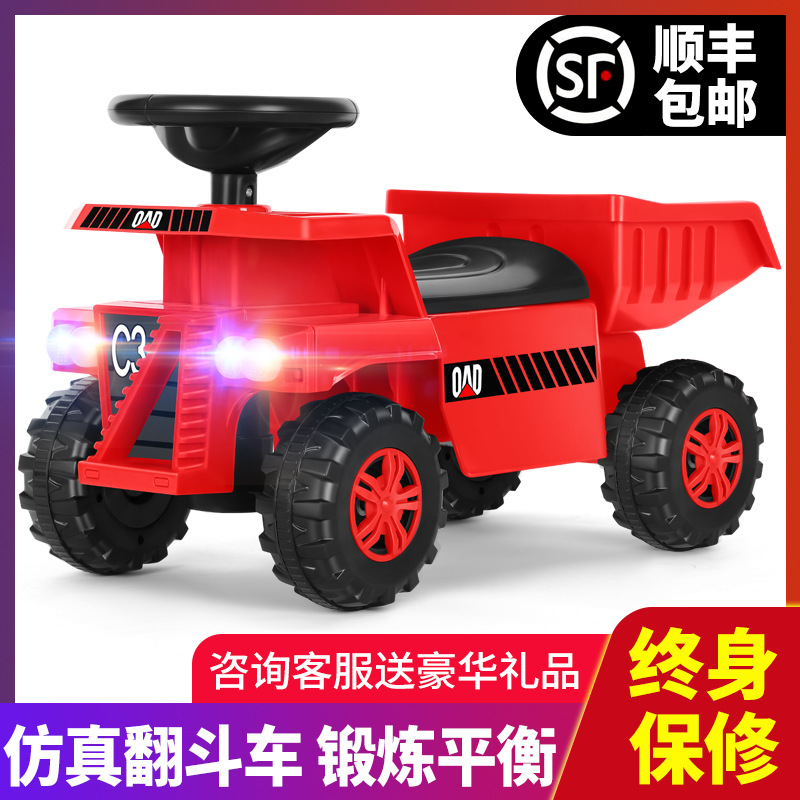 儿童沙滩玩具车大号工程车推土机挖掘机铲车翻斗卡车模型男孩