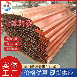 Hebei Water-Stop Copper Plate for Water Conservancy Projects, River Embankment Water-Stop Sheet, Composite Water-Stop Copper Plate