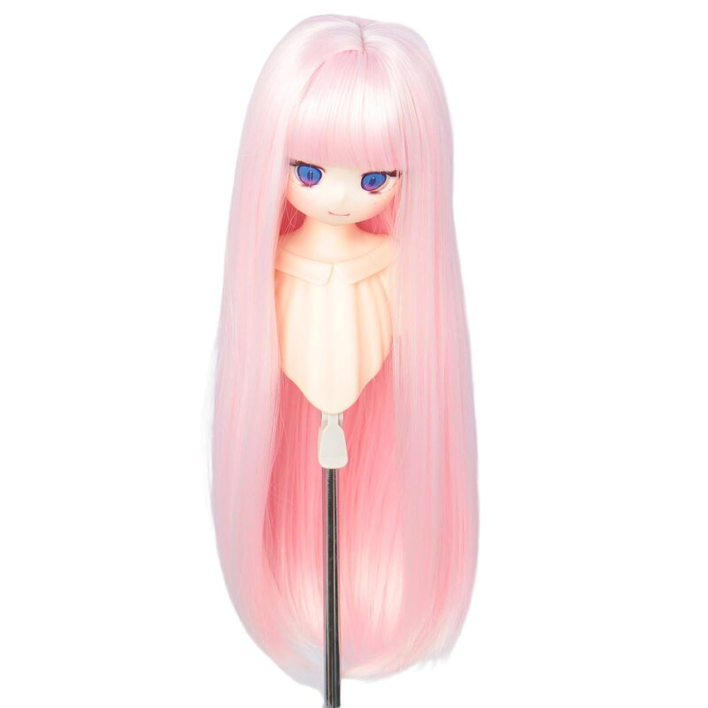 Doll Wig for Bjd, 3/4/6 Scale Long Straight Hair Wig with Long Bangs, Blank Head Wig for Bjd 3/4 Scale Doll Wig for Bjd, 3/4/6 Scale Long Straight Hair Wig with Long Bangs, Blank Head Wig for Bjd 3/4 Scale
