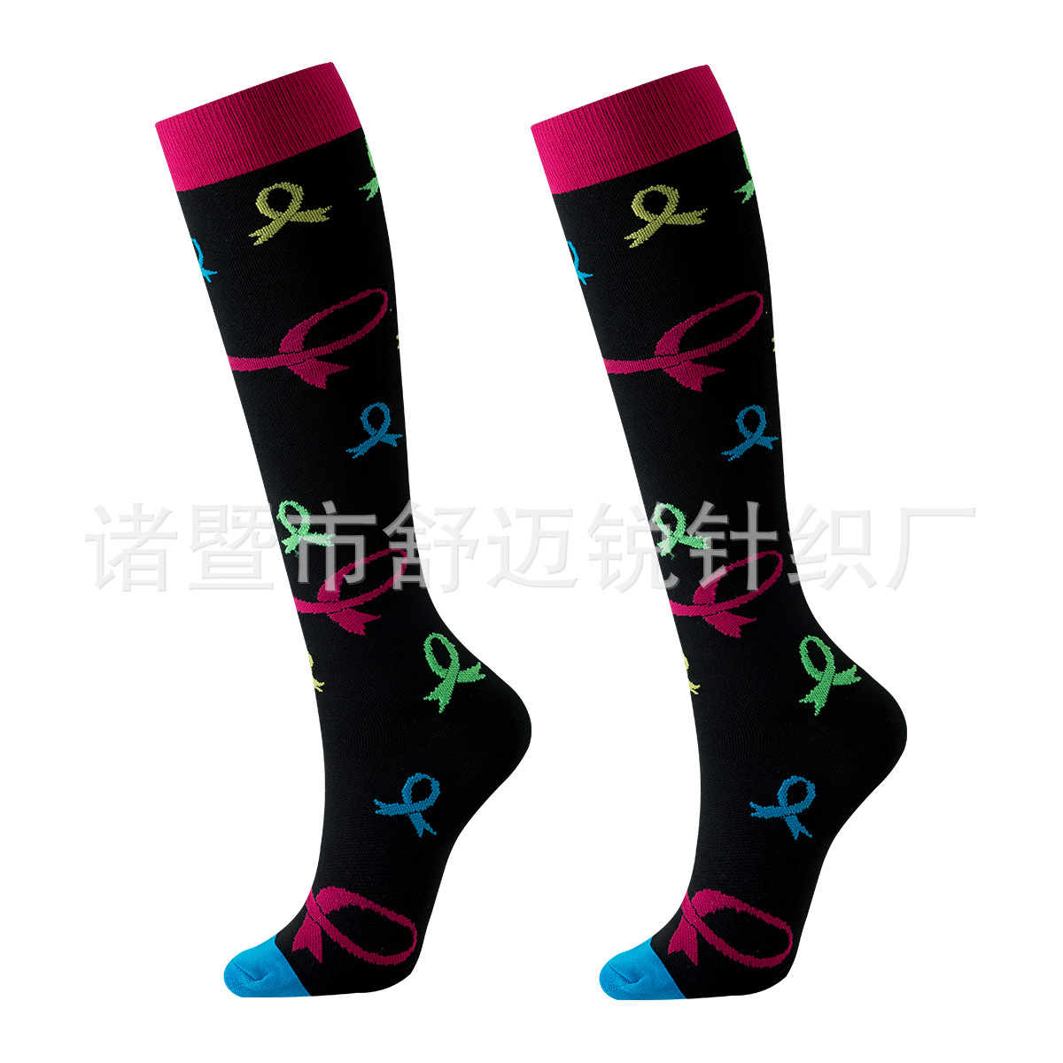 Electrocardiograma estilo doctor compression socks calcetines de compresión nueva fábrica de calcetines de compresión