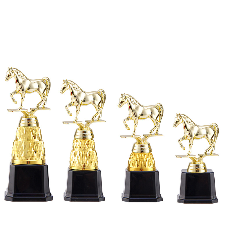 Trofeos de ponies Taekwondo Ciclismo Volleyball Palomas Trofeos de equitación Recitación de niños Estrella de lectura Trofeo