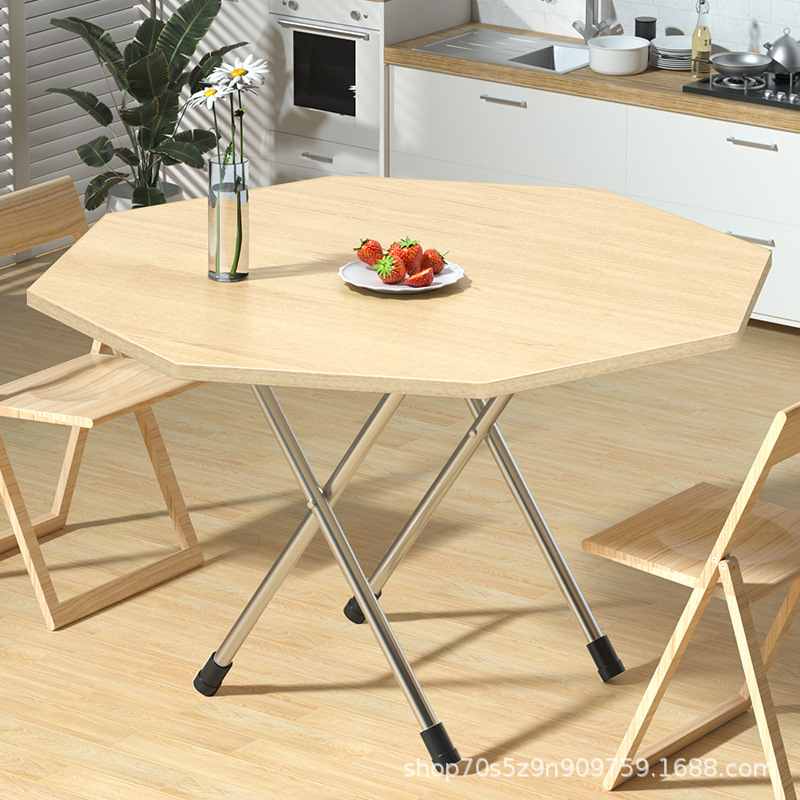 Mesa plegable simple mesa de comedor dormitorio plegable casa de alquiler mesa pequeña cabina de niñas