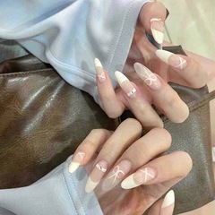 優しいバレエ純手作りインスタ純欲高級気質白網赤ギャルネイル学生新婦フラッシュ