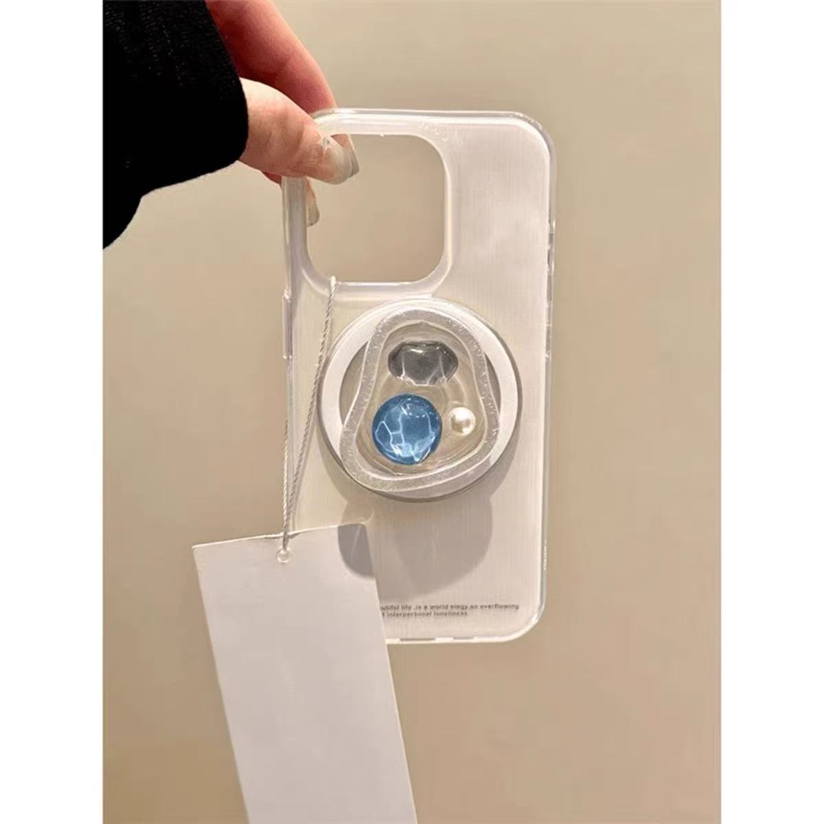 Soporte de zafiro magnético sobre fondo blanco inglés bc2