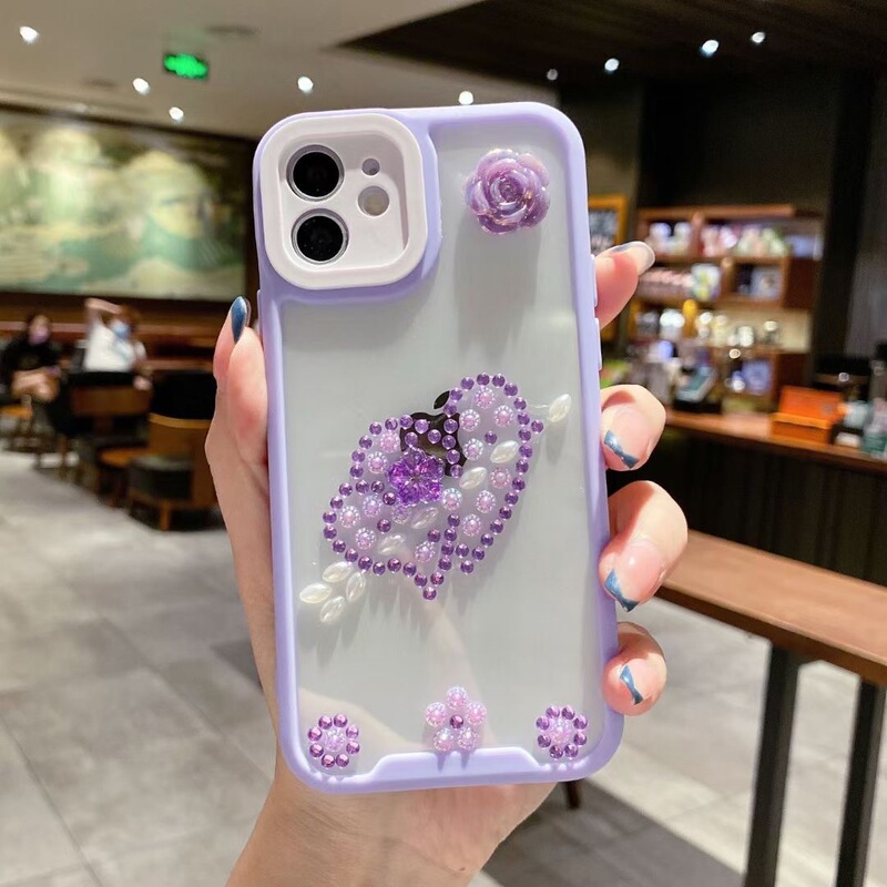 NEW NEW Fine Hole + DiAmond HeArt A22 5G A03CORE 2021 A13 4G S21FE Protective CAse