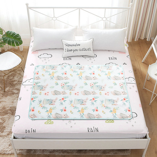 Baby Diaper Pad Anti-slip Children's Washable Summer Waterproof Menstrual Pad for Girls Large Size
