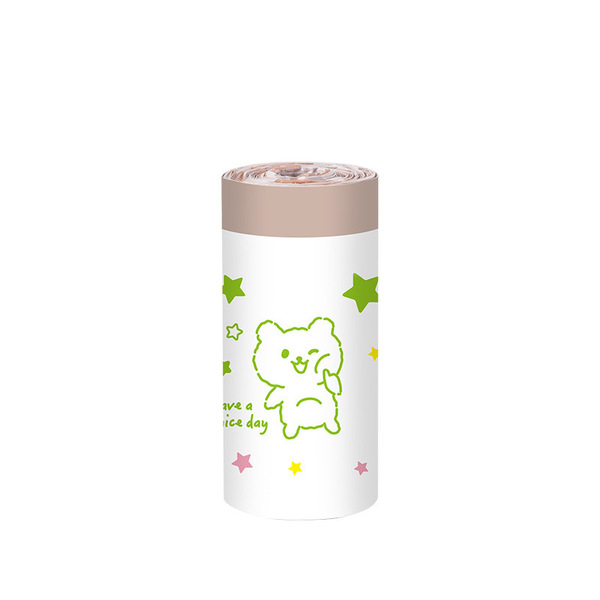 Cartoon handheld automatic plastic garbage bag for home use