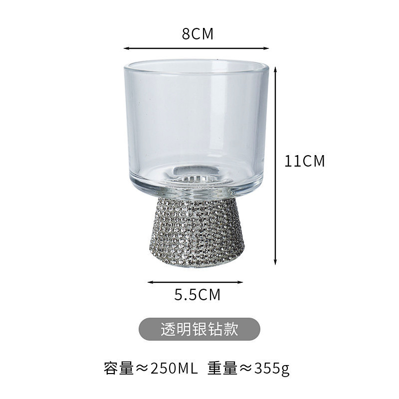 투명 실버 다이아몬드 [250ml] 48 팩