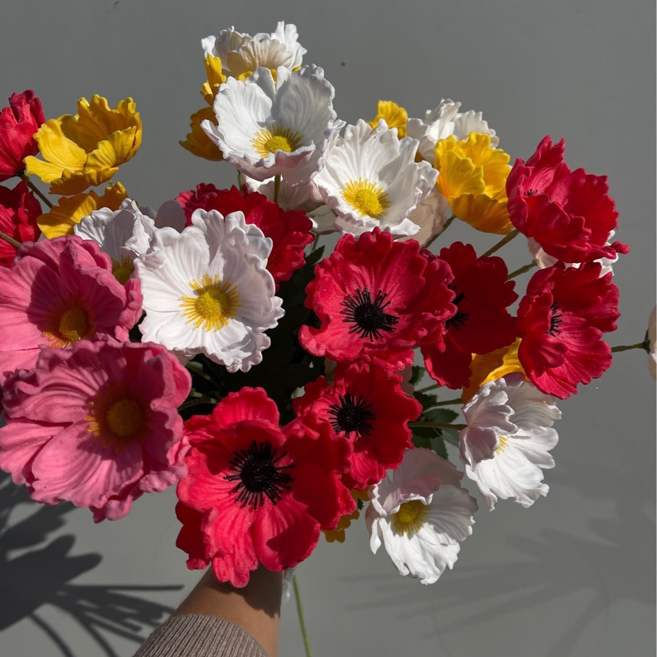 Meihe marca tulipán hogar flor artificial decoración sensación decoración al por mayor flor falsa hidratante salón decoración Nordic pu