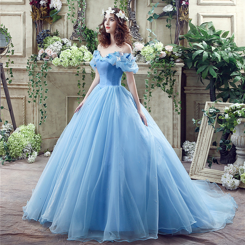 Cenicienta película misma princesa pettiskirt rendimiento 2024 nuevo vestido de novia foto arte examen rendimiento vestido de noche para las mujeres image 4