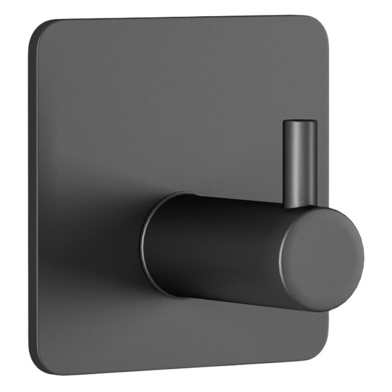 Hook 304 stainless steel self-adhesive non-perforated metal coat hook single hook coat hook hook single hook cross-border Amazon