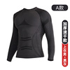 Black top-a style (men's) thickened and quick-drying
