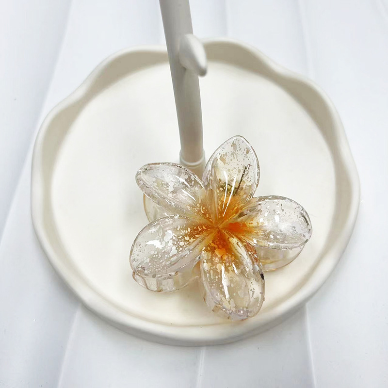 8cm 눈송이 오렌지